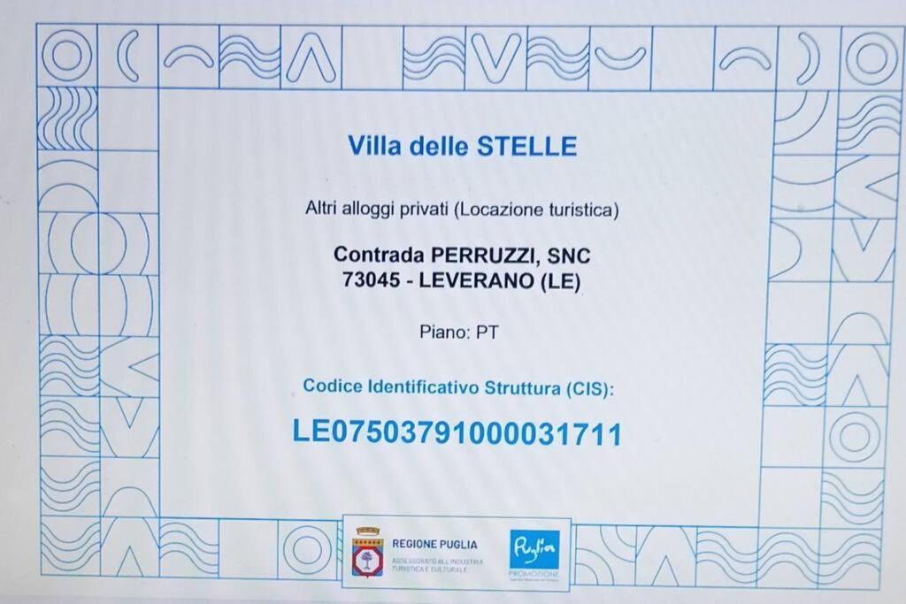 Villa Delle Stelle Con Piscina Leverano Εξωτερικό φωτογραφία